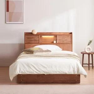 잉글랜더 엔비 템바보드 원목 수납 침대(매트제외-SS)