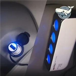 차량 휴대용 멀티 시거잭 전차종 호환 자동차 4구소켓 차량용멀티소켓 멀티시거잭 멀티USB