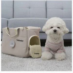 [콩심팥심]D18 레드퍼피 라이츠 슬링백 강아지포대기 애견포대기 강아지외출용품 애견외출용품