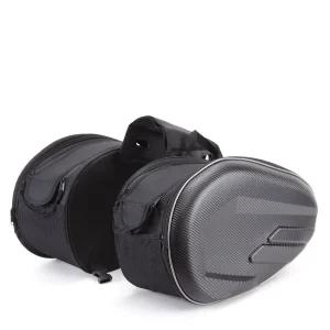 오토바이 공용 좌석 백팩 카본무늬 바이크 가방 스포츠 방수 범용 사이드백 양쪽