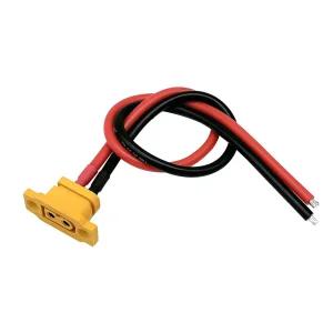 XT60커넥터 암컷 고정형 12AWG 20cm  XT단자 배터리커넥터 파워뱅크 DC단자