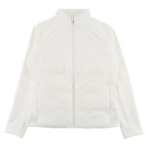 데상트 여성 기모 하이브리드 트레이닝 집업 SP322TFT94IVY