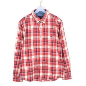 구제 올젠 슬림핏 남방 남성M 체크 셔츠 6662