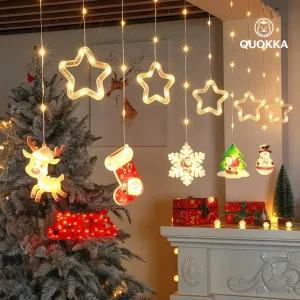 별빛 크리스마스 줄 조명 트리 장식 선물 전구 가랜드 벽트리 단체 무드등 유치원 어린이집 캠핑