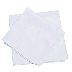 오꿈 염색용손수건 순면60수 무지 흰색천