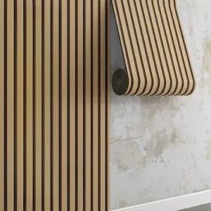 템바보드 벽지 아트월 스티커 패널 거실 셀프 시공 나무