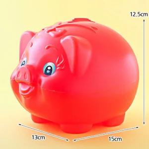 돼지저금통 빨강 대형 저금통 돼지저금통 인테리어용저금통 복돼지저금통