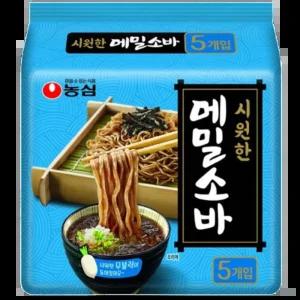 농심 시원한 메밀소바 5개입 x 1개