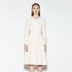 [롯데백화점]케네스레이디 버튼체인 플레어 원피스 (EWOPOB02)