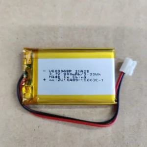 B2B 3.7V 900mAh 미니 리튬폴리머 배터리 (603048)
