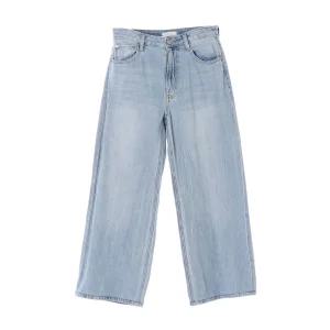 지오다노 (WOMEN - L) 코튼 레이온 워싱 데님 팬츠