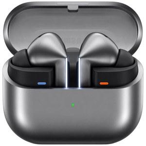 삼성 갤럭시 버즈3 프로 (2024, ANC) 방수, AI 실시간 언어 통역기, 트루 와이어리스 블루투스 5.4 이어버드, 하이파이, 노이즈 캔슬링, 터치 컨트롤, 인터내셔널 모델 R630 (실버)