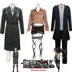 진격의 거인 에렌 피규어 코스프레 엘빈 리바이 센티넬