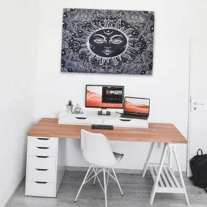 침실 대형 거실 인테리어 액자 포스터 패브릭 S가랜드 벽장식 꾸미기 월데코 촬영소품 용소품 방꾸미기 가