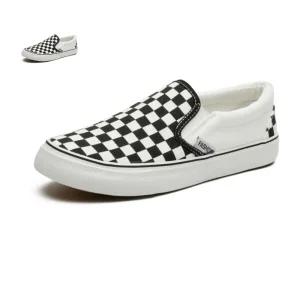 (제스트)체크 남여공용 끈없는 슬립온 웨이트용 실내화 운동화