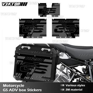 R1200GS ADV 어드벤처 오토바이 알루미늄 합금 트렁크 박스 스티커 가방 사이드 데칼 2004-2024 트리플 블