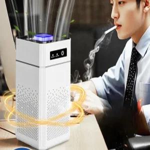 담배연기흡입기 미니공기청정기 사무실 간접흡연방지 탁상공기청정기 담배냄새제거 실내흡연 가정용