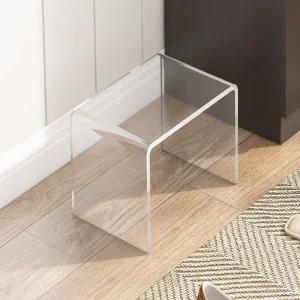 의자 아크릴 투명의자 카페 체어 인테리어 북유럽 의두께 화장대 벤치 스툴