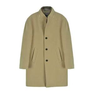 레노마 알파카울혼방 패디드 코트 카멜 RNDMBH60A