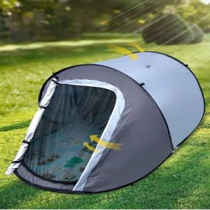 씽크라이프 원터치 팝업텐트 면텐트 차박 오토 자동 카키