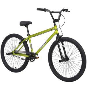 YHUBHSIS 프리스타일 틴 바이크 더블 디스크 브레이크 26인치 BMX 하이 알루미늄/카본 스틸 프레임, 2개의