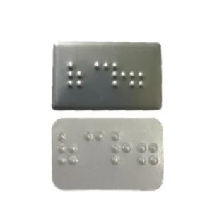 온냉 점자 타공 미니 스티커 촉지판 소형 세면대 수도꼭지 부착 온수 냉수 점자판