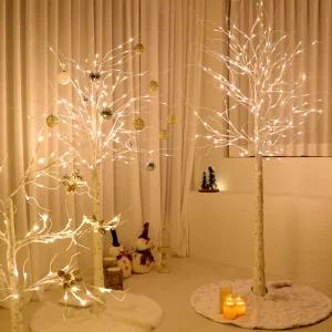 LED 자작나무 무드등 북유럽 크리스마스 장식트리 전구트리 인테리어 조명