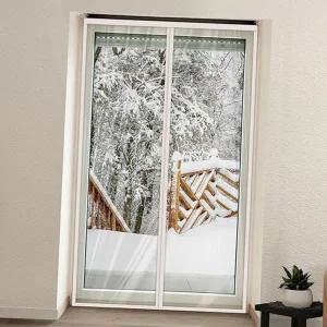 현관 방풍 커튼 자석 외풍 현관문 방문 방풍 비닐 겨울 방한 문풍지 커튼대 문발 단열