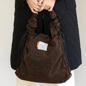 ONDOO 셔링 드로스트링 토트백 NC004