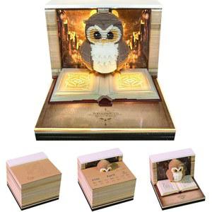 2026년 3D 올빼미 달력, LED 조명, 찢어지는 메모 패드 책상 장식, 매직 북 디자인, 크리스마스와 새해를