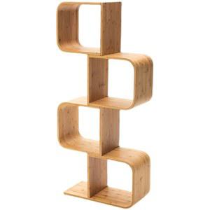 책꽂이 곡선형 책장 거실 북케이스 회전 7단 철제 지 콘솔 스 360도