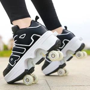 휠리스롤러슈즈 힐리스경량 바퀴 간편한 인라인스케이트 4륜도르래 어린이및 청소년 놀이신발