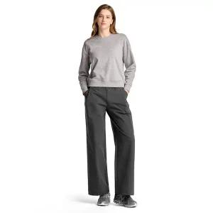 [테슬라]여성 기모 스트레치 플리스 와이드팬츠 긴바지