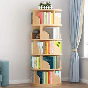 Paradoma 회전 책장 웰퍼니쳐 투명 인테리어 서재 책꽂이 그린우드 거실 우드로하우스