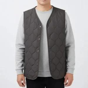 조끼 겨울 패딩 기모 베스트 남성 경량 퀼팅 아웃도어 융털 남자조끼