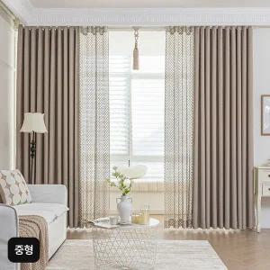 [지나송](중형)지나송 로얄 방한 암막커튼 세트[35570059]