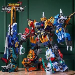 미니특공대 최강공룡 그레이트 렉스카이저 D9 공룡 합체 변신 로봇 장난감