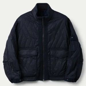 시리즈 역시즌 [series] 인디고 스탠칼라 퀼팅 점퍼 SAUAW25202INX