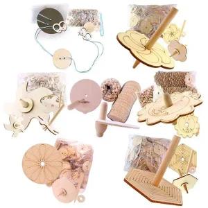 팽이만들기 그리기 전통 나무팽이 (대용량) 모양7종