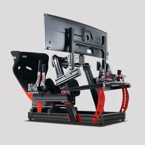 레이싱 게임 거치대 레이이싱카 의자 시트 체어 운전 호환 브래킷 기어 플스 컨트롤러 페달