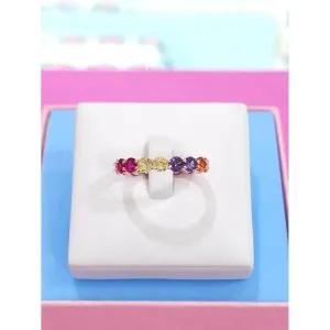 세이브존05 Pretty 큐빅 오링반지(멀티핑크)2 RDC24030022