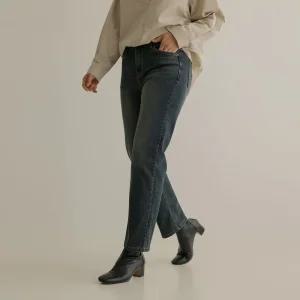 [25-36] 페시 기모 워싱 데님 일자 팬츠