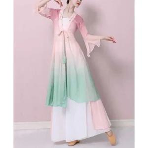 워십복 한국무용 고전 풀치마 현대 무용복 의상 공연