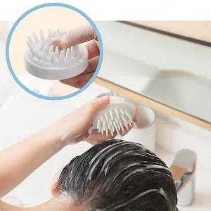 고품질 두피 스크럽 브러쉬 + 무타공 후크 2개 포함 샴프브러시 (WFE0D40)