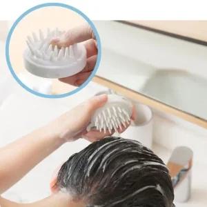 고품질 두피 스크럽 브러쉬 + 무타공 후크 2개 포함 샴프브러시 (WFE0D40)