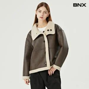 [BNX]리버시블 페이크레더 양털 무스탕자켓 (BW4JK006L0)