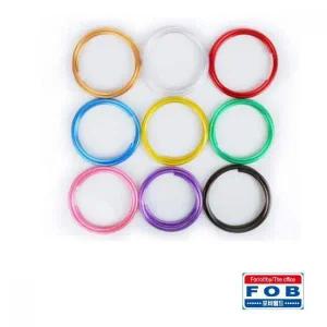 와이어 공예 메탈릭 철사 두께 4.5mm x 1.5M 5개입