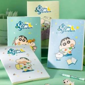 [셀러에이드]공책 양장노트B6 캐릭터 PVC 커버 (4개 1세트) A4노트 설교노트