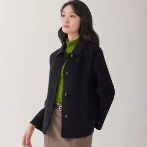 [지센] 3컬러 핸드메이드 스텐카라 버튼업 숏 자켓 LFJKOA03_P410376171