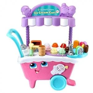 가계놀이 아이스크림 카트 디럭스 한영 동시 학습 완구